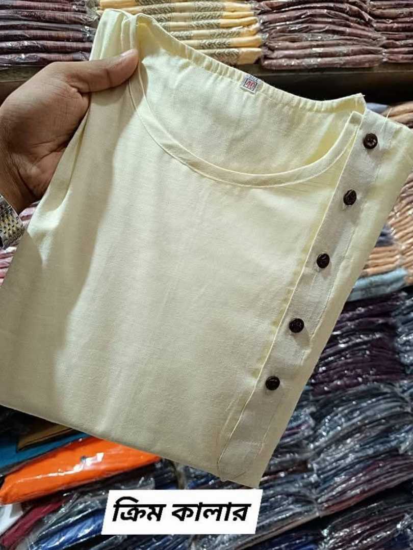 খাদি,সাইড,বাটন,পাঞ্জাবি,